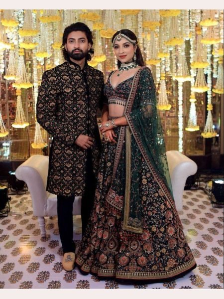 Bridal Special Faux Georgette Lehenga Choli With Embroidery Work  Bridal Lehenga Choli