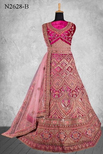 Bridal Velvet Designer Lehenga Choli Collection   Nimaya LagnotSav Vol 02 Bridal Lehenga Choli