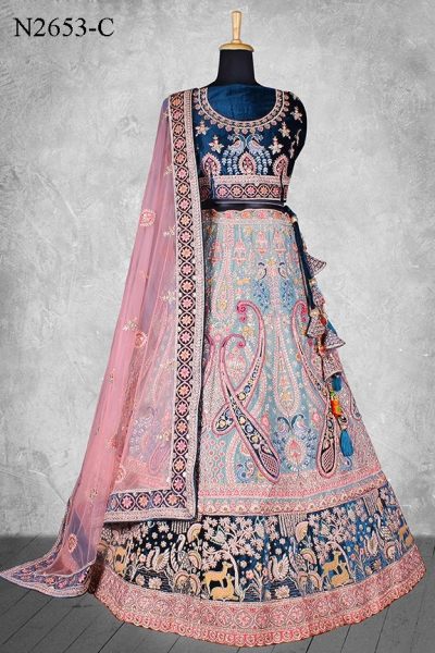 Bridal Velvet Designer Lehenga Choli Collection   Nimaya LagnotSav Vol 02 Bridal Lehenga Choli