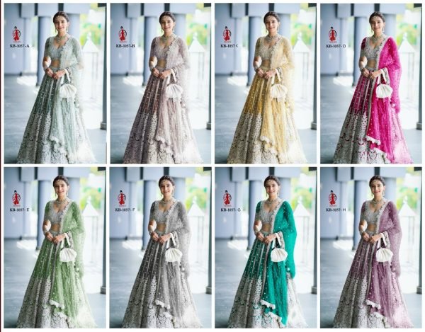 Bridal Wear Butterfly Net With Embroidery Work Lehenga Choli  Bridal Lehenga Choli