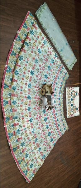 Bridesmaids Multicoloured Floral Pattern Lehenga Choli Designer Lehenga Choli