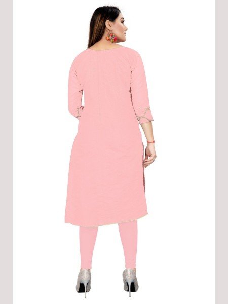Buy Amazing Luxurious Pink Color Chanderi Dress Material Collection  Color Set Matching Dress Material Wholesale