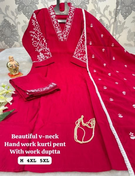 Buy Awesome  Viscose And Muslin Fabric kurti Set With Dupatta For Women  3 Piece Kurti Set