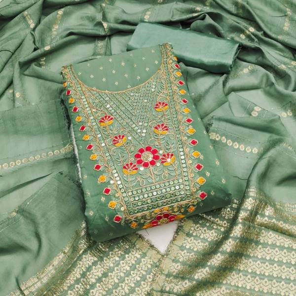 Buy Chanderi Modal Dress Material For Women Online At Best Rates Color Set Matching Dress Material Wholesale