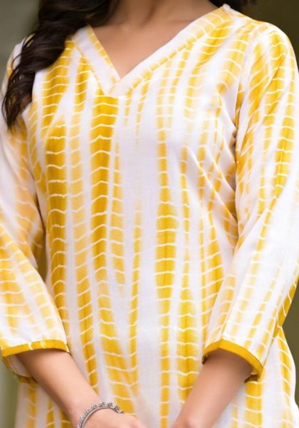 Buy cottan kurti with printed dupatta 3 Piece Kurti Set