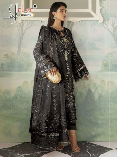 Buy Faux Georgette Embroidered Pakistani Suits  Pakistani Suits Wholesale