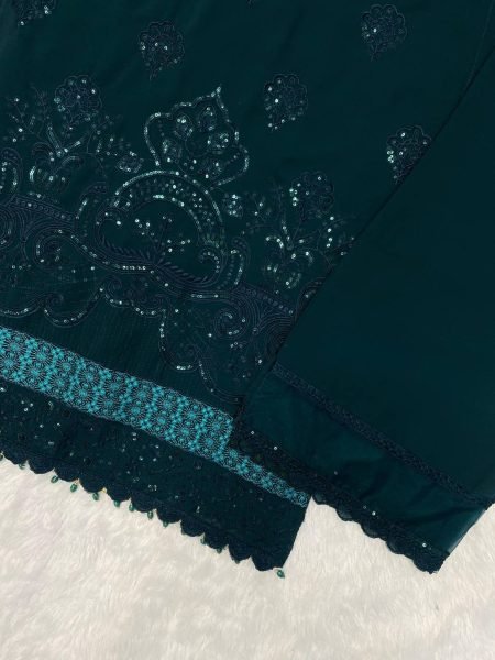 Buy Fox Georgette Embroidery Work Suits  Ready To Wear Collection