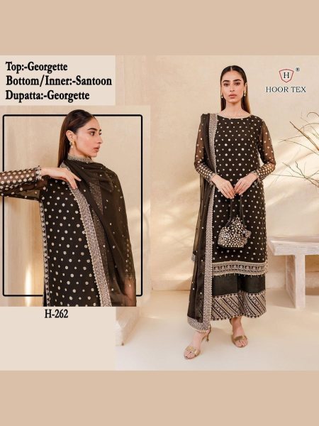 Buy Fox Georgette Hoor Tex Collection  Pakistani Suits Wholesale