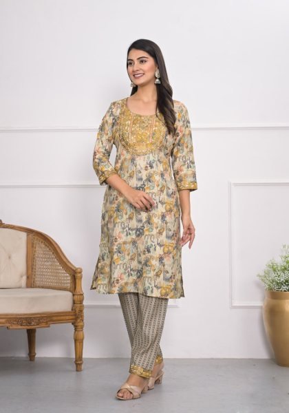  Buy Heavy Chanderi Silk Suit With  Floral Print   Embroidery Work for Women At Manufacturer Rate Kurti With Bottom Wholesale