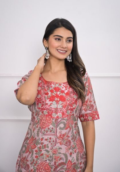  Buy Heavy Chanderi Silk Suit With  Floral Print   Embroidery Work for Women At Manufacturer Rate Kurti With Bottom Wholesale
