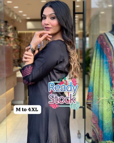 Buy Heavy Muslin silk Kurti With Bottom  Kurti With Bottom Wholesale