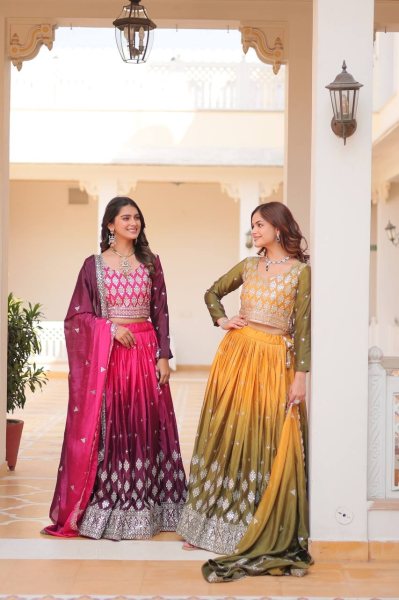 Buy Latest Party Wear Yellow Colored Lehenga Choli Online At Best Rates Designer Lehenga Choli