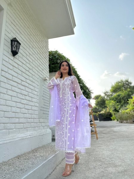 Buy Lavender Kurta suit sets for Women by Wholesale Rate Kurtis