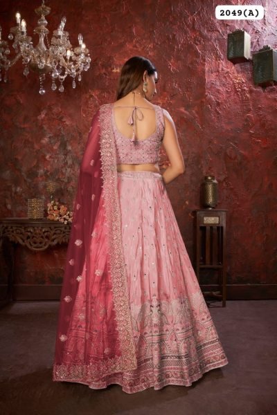 Buy Net Thread Work Lehenga Choli With Net Dupatta  Bridal Lehenga Choli