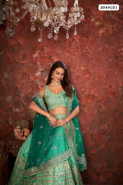 Buy Net Thread Work Lehenga Choli With Net Dupatta  Bridal Lehenga Choli