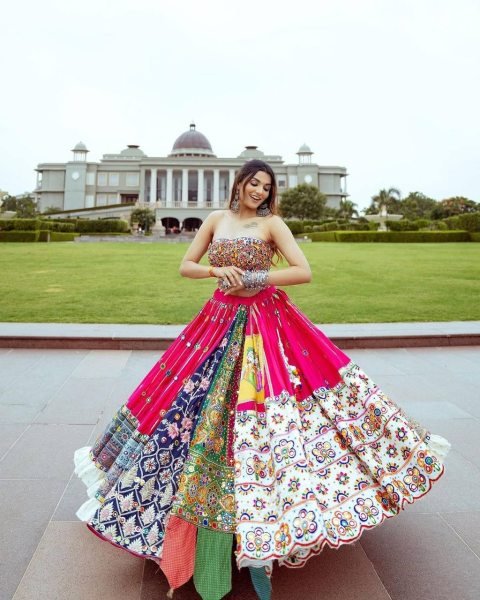 Buy Traditional Muslin Cotton Navratri Lehenga Choli Navratri Lehnega Choli