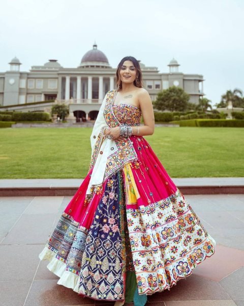 Buy Traditional Muslin Cotton Navratri Lehenga Choli Navratri Lehnega Choli