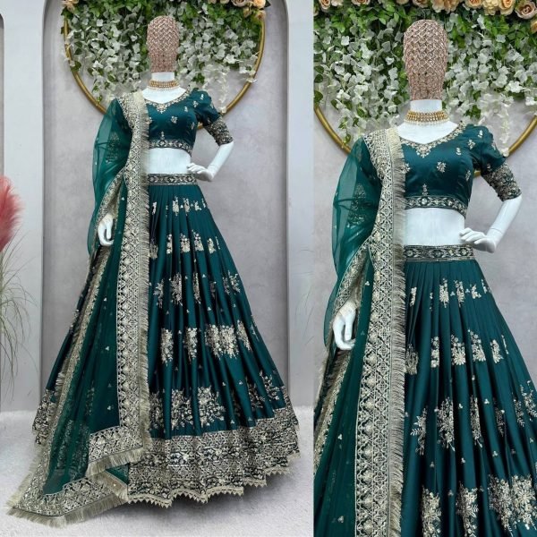 Buy Women Japan Satin Sequence Work Lehenga Choli  Designer Lehenga Choli