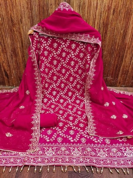Buy Women Silk Dress Material With Zari Work  Color Set Matching Dress Material Wholesale