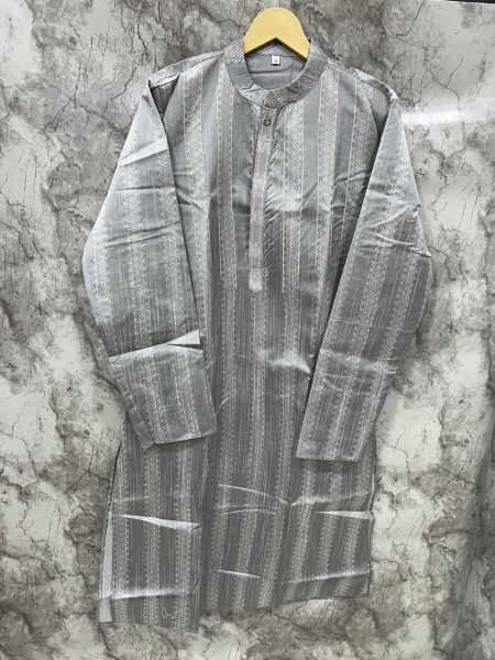 Casual Wear Weaving Work Jacquard Silk Kurta Pajama Kurta Pajama Wholesale