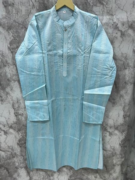 Casual Wear Weaving Work Jacquard Silk Kurta Pajama Kurta Pajama Wholesale