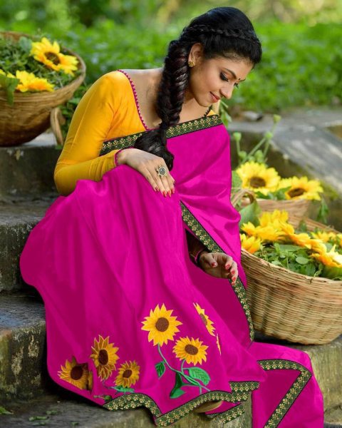 Womens Chanderi Cotton High Quality Saree Cotton Sarees Wholesale