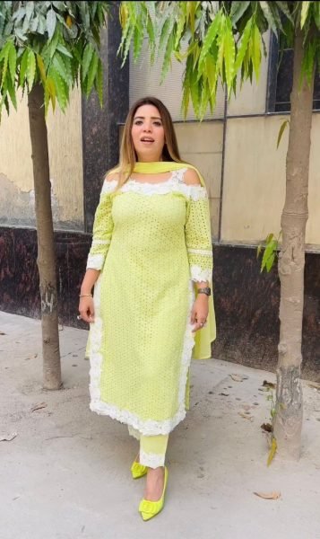 Chanderi Embroidery Work Kurti Pant With Georgette Dupatta Ready To Wear Collection