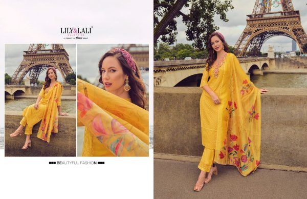LILY AND LALI NUSRAT HANDWORK KURTI AT LOW PRICE Full Set Kurti