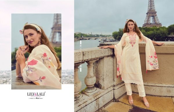 LILY AND LALI NUSRAT HANDWORK KURTI AT LOW PRICE Full Set Kurti