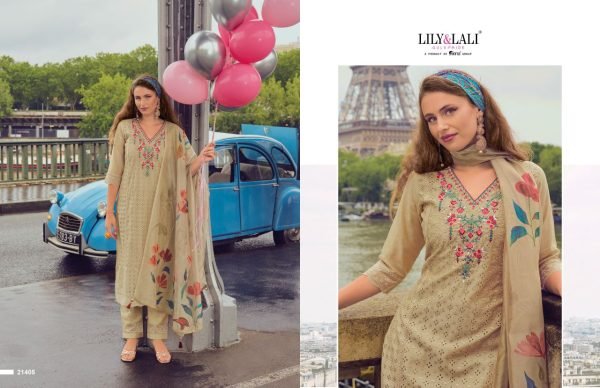 LILY AND LALI NUSRAT HANDWORK KURTI AT LOW PRICE Full Set Kurti