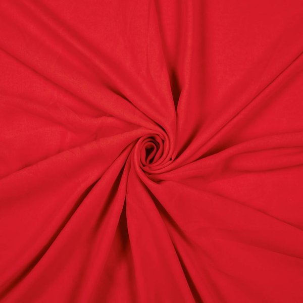 Chilli Red Plain Georgette Fabric Plain fabric