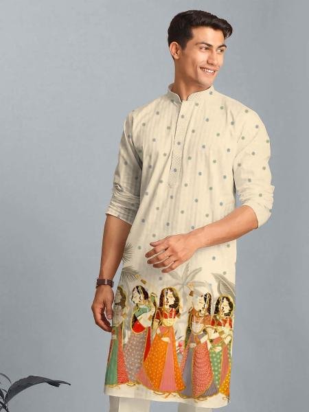 Classic Indian Men’s Traditional Heavy Rayon Silk Kurta Set with Cotton Pajama At Manufacturer Rate Kurta Pajama Wholesale
