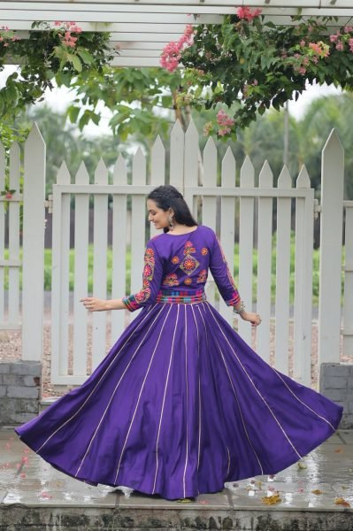 Colorful Gamthi Embroidery Navratri Lehenga Set Export Quality Navratri Lehnega Choli