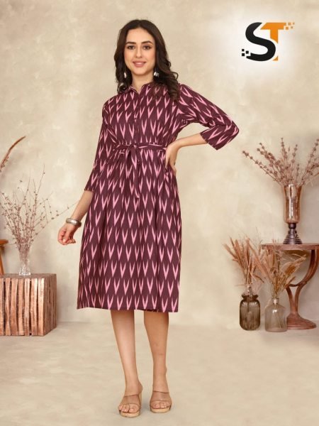 Comfort Meets Style: Printed Ladies Kurti for Everyday Wear Tunics kurti