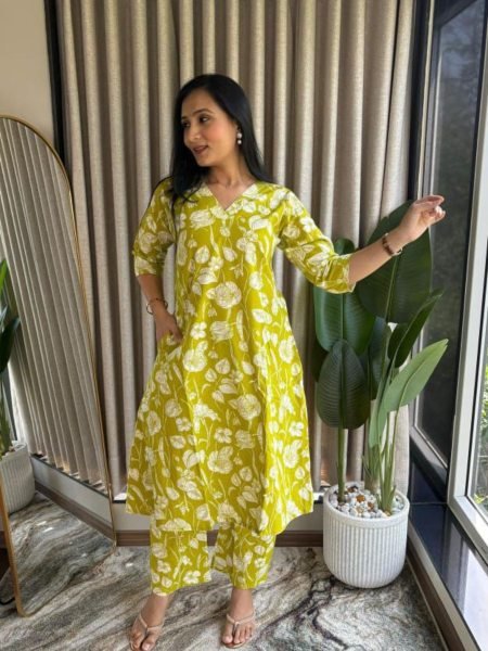 cotton kurti pant sets office and daily wear stitched sets with pockets Kurtis