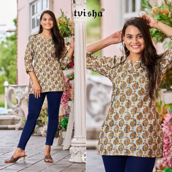 Cotton Printed Tops for Regular and Office wear Printed Kurtis