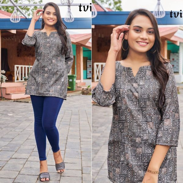 Cotton Printed Tops for Regular and Office wear Printed Kurtis