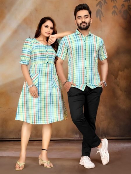 Couple Combo: Matching Shirt & Tunic Set for Celebration Couple Combo collection 