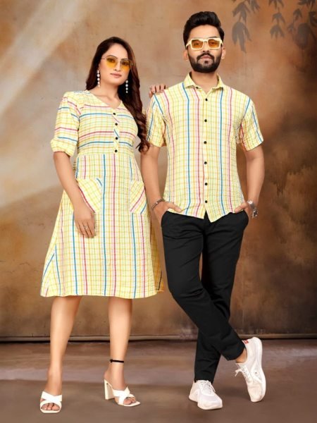 Couple Combo: Matching Shirt & Tunic Set for Celebration Couple Combo collection 