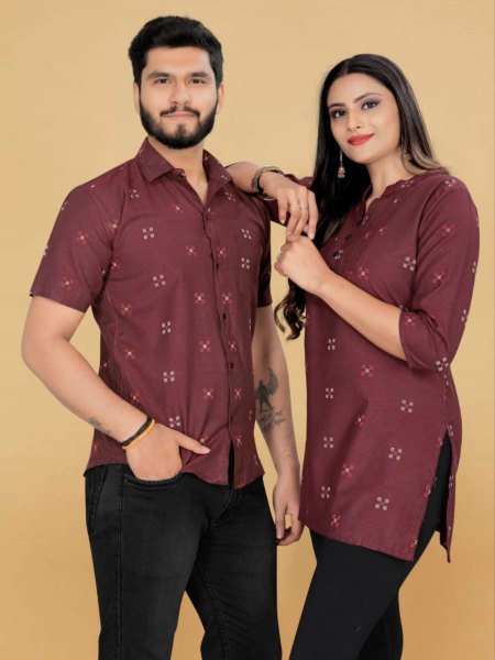 Couple Special Premium Linen Cotton Tunic Top   Short Kurta Collection  Couple Combo collection 