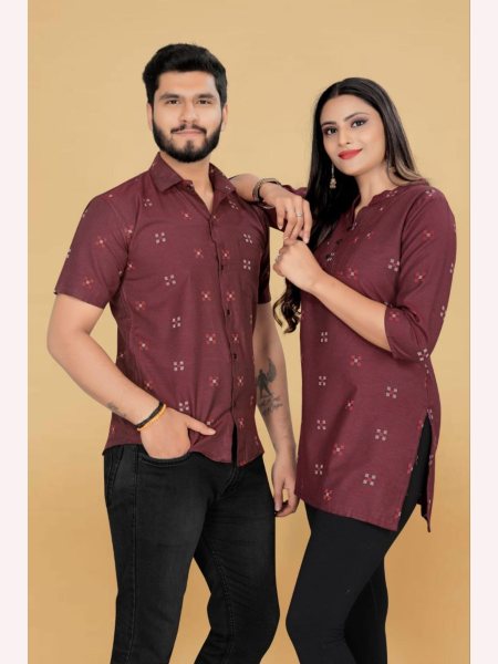 Couple Special Premium Linen Cotton Tunic Top   Short Kurta Collection  Couple Combo collection 