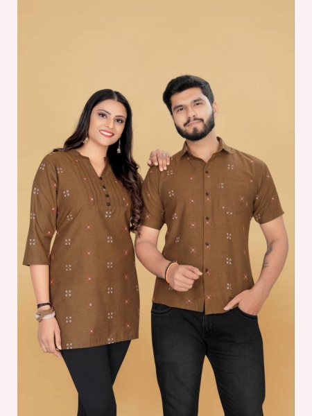 Couple Special Premium Linen Cotton Tunic Top   Short Kurta Collection  Couple Combo collection 