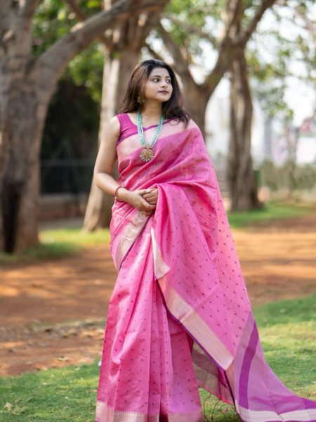 Daily Wear Silk Saree With Bandhani Butti All Over  Sarees 