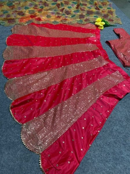 Dark Green Designer Silk Lehenga Choli  Designer Lehenga Choli