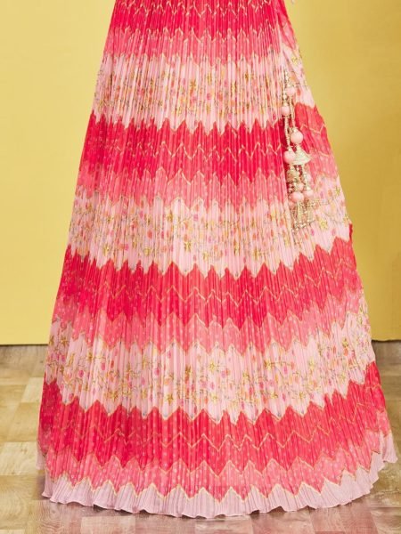 Designer Chinon Zari and Sequence  Embroidery Lehenga Choli  Designer Lehenga Choli