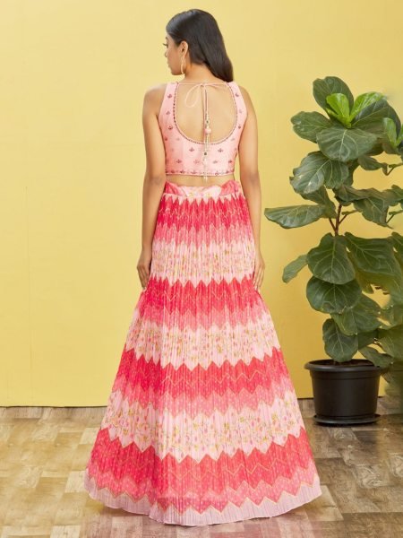Designer Chinon Zari and Sequence  Embroidery Lehenga Choli  Designer Lehenga Choli