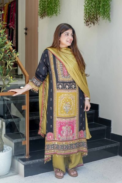 Designer Cotton Digital Print Kurti with Micro Cotton Bottom   Fancy Georgette Dupatta at Wholesale Rate Cotton Kurtis Wholesale