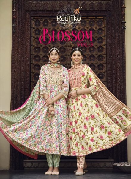 Designer Cotton Embroidery Kurti pant With Dupatta 3 Piece Kurti Set