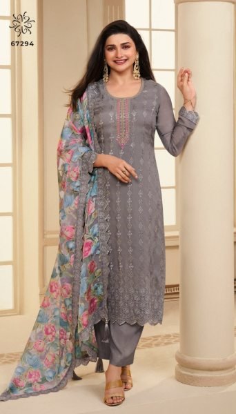 Designer Embroidered Organza Plazzo Suits Collection  Designer Plazzo Salwar Suits Wholesale