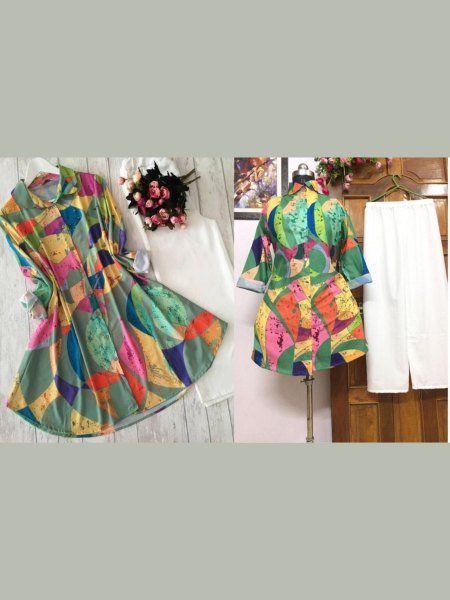 Designer Ethnic Kurti   Plazzo Set with Digital Print Comfortable Stylish  Wholesale Offer Printed Kurtis